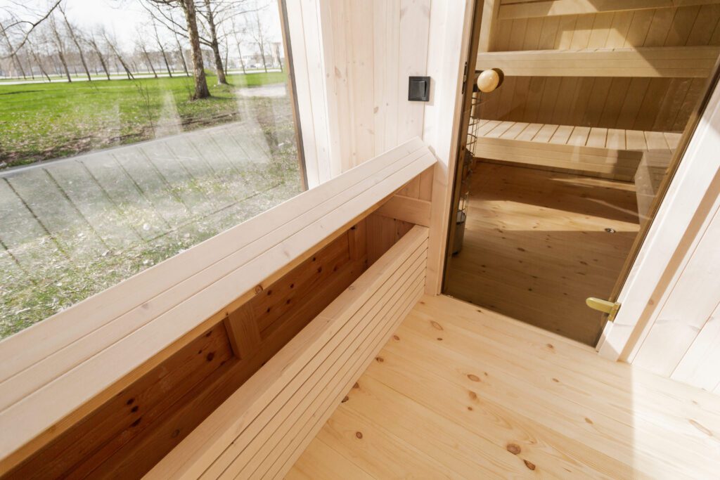 Rahmensauna Glow 240×400