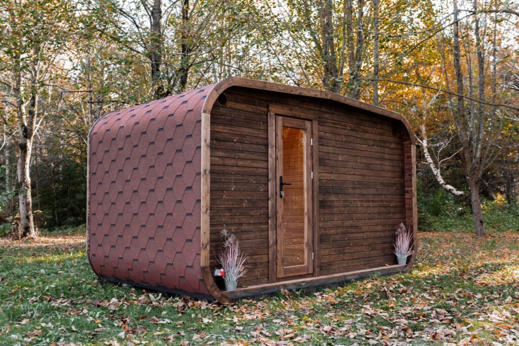 LUX REVERSE Sauna mit Vorsauna 245×400