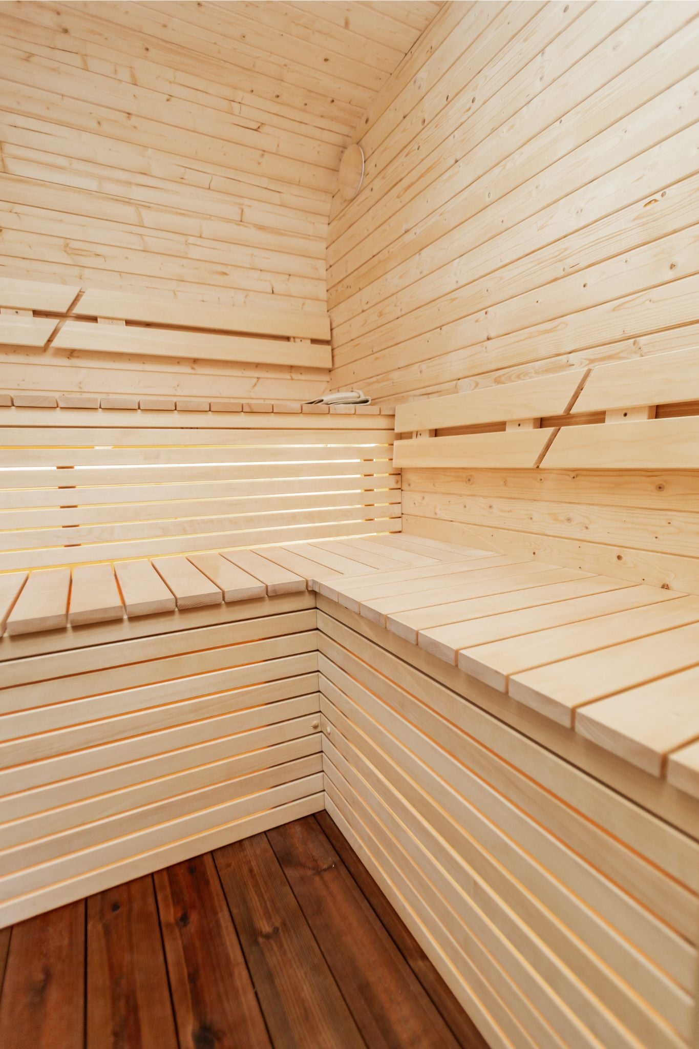 LUX REVERSE Sauna mit Vorsauna 245×400