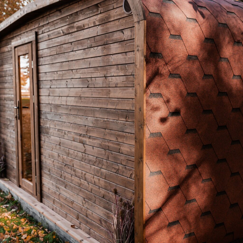 LUX REVERSE Sauna mit Vorsauna 245×400