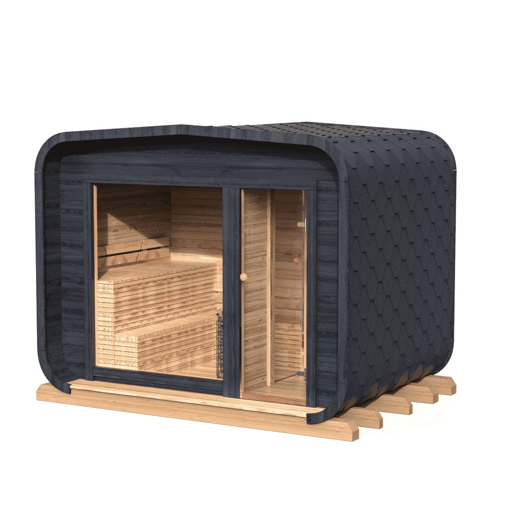 LUX Sauna mit Vorraum 245×500
