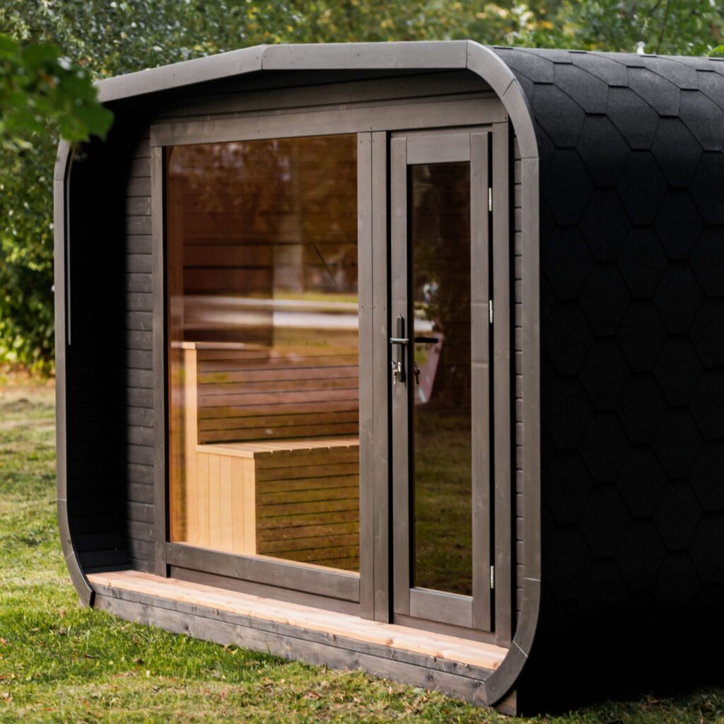 LUX Sauna mit Vorraum 245×500