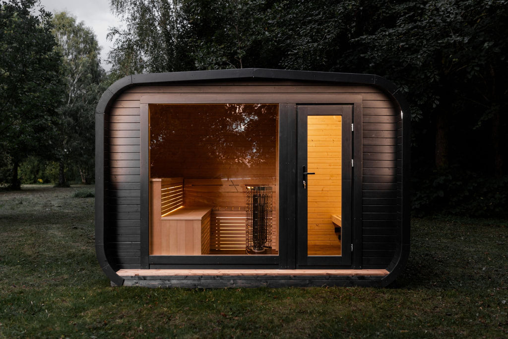 LUX Sauna mit Vorraum 245×500