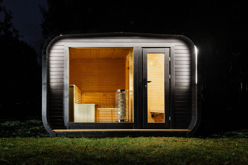 LUX Sauna mit Vorraum 245×500