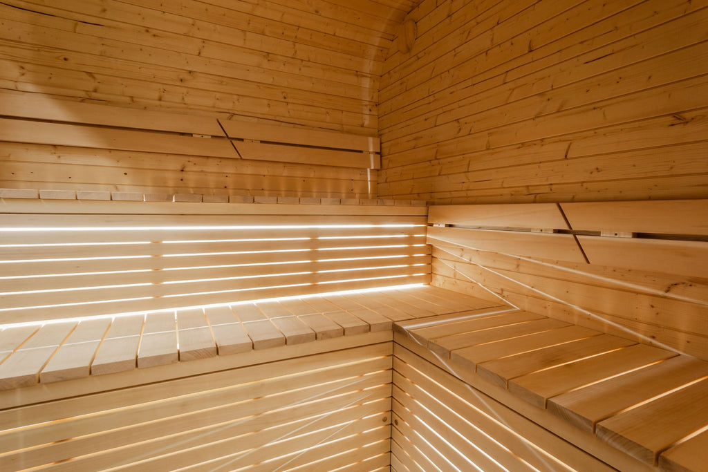 LUX Sauna mit Vorraum 245×500
