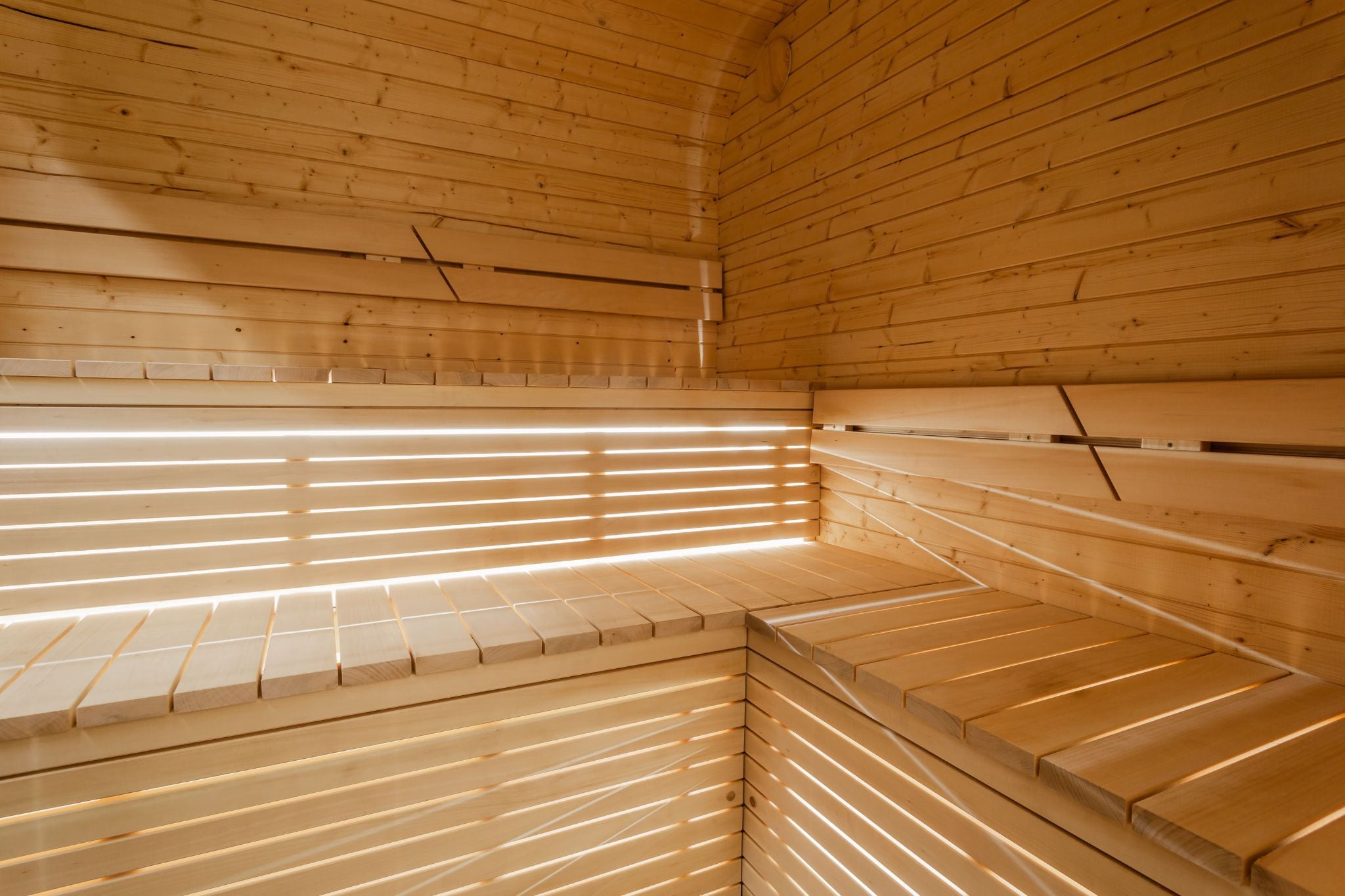 LUX Sauna mit Vorraum 245×500