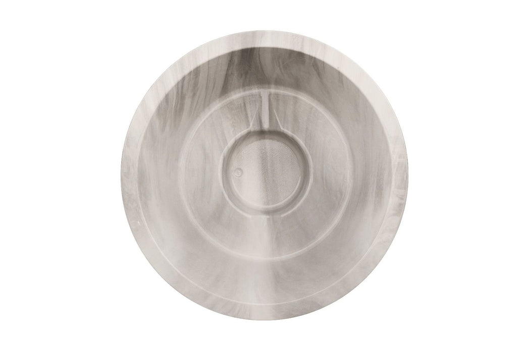 Runder Acryl-Whirlpool (mit integrierter Heizung Horizon) – Gebranntes Holz